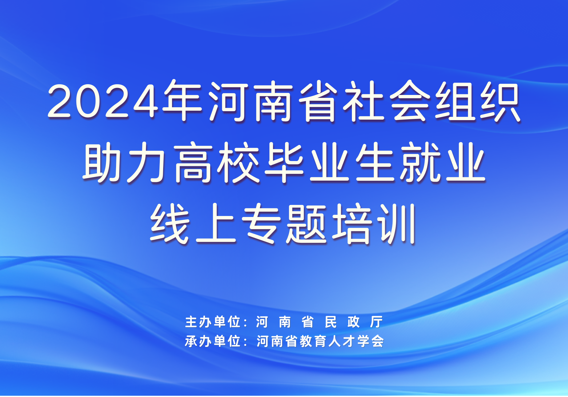 2024年河南省社会组织助力